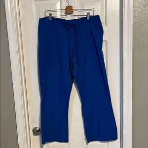 Blue Drawstring Women’s Scrubs